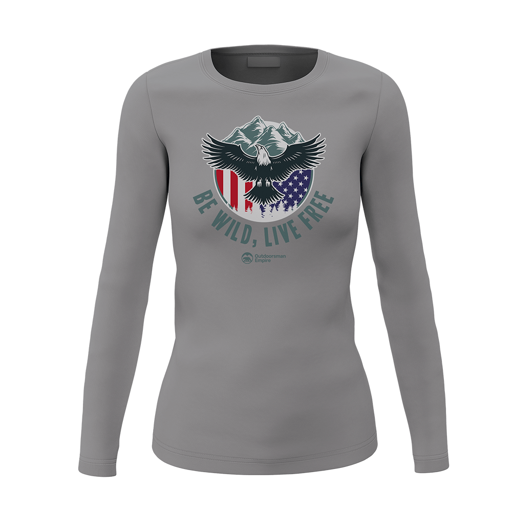 Be Wild Be Free Women Long Sleeve Shirt