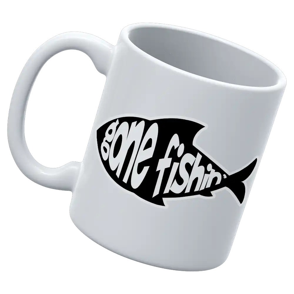 Gone Fishing v3 11oz Mug
