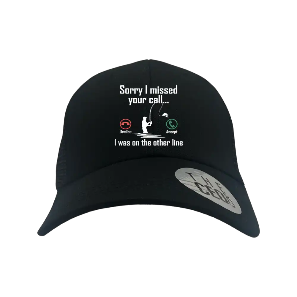 I Was On Another Line v2 Embroidered Trucker Hat