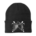 Ski Goggles Embroidered Beanie