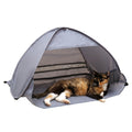 Large Foldable Cat Tent Cat Tents for Indoor Cats Dog Tent Pet Tent Waterproof Portable Cat Tent Outdoor Cat Pop Up Tent Bed for Outside Cat Cave cat Houses Grey