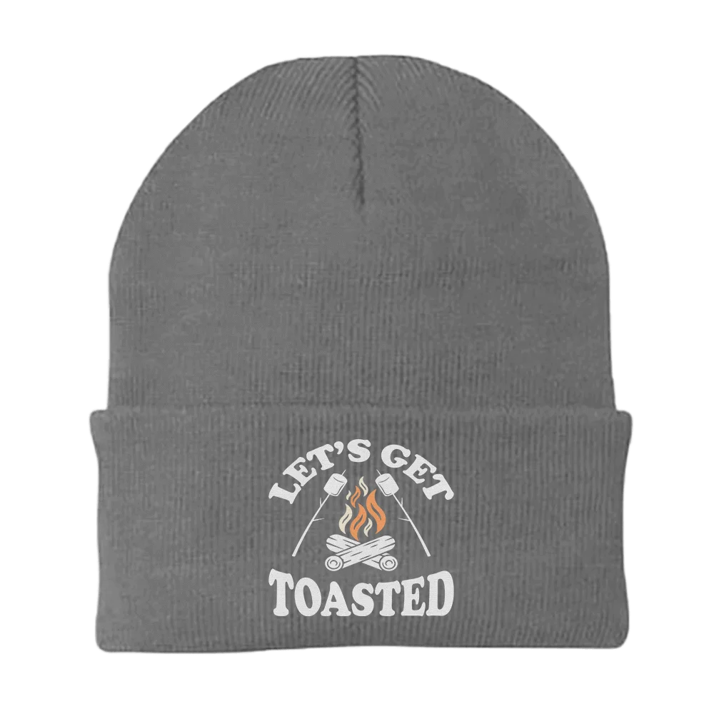 Let's Get Toasted Embroidered Beanie