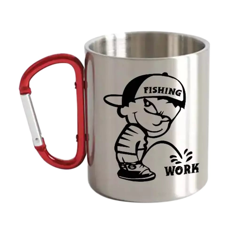 Fishing And Work Carabiner Mug
