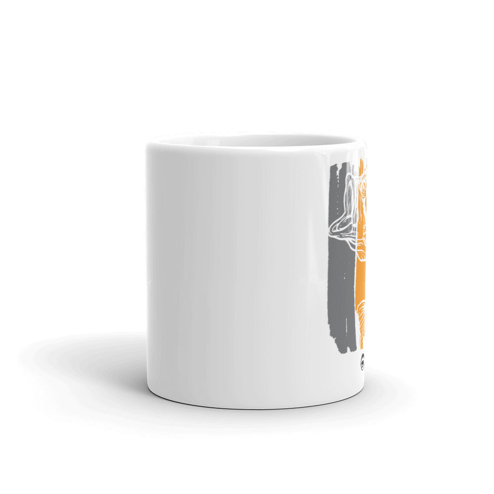 Fishing Grunge Bars 11oz Mug